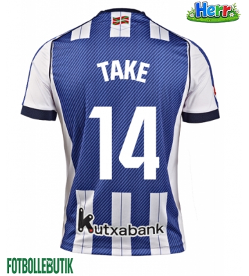 Real Sociedad Takefusa Kubo #14 Hemmatröja 2025-26 Kortärmad